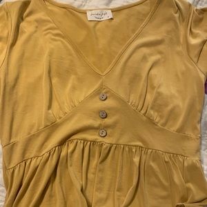 Mustard blouse